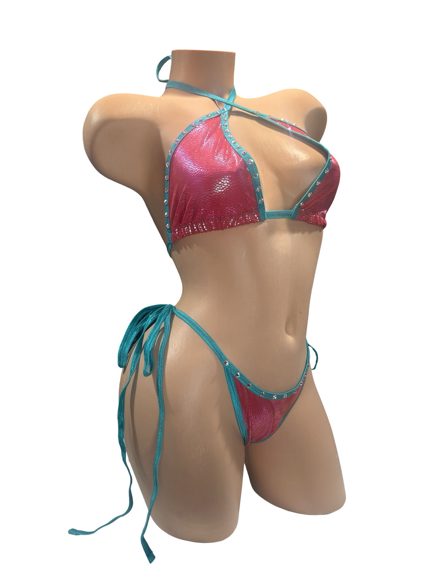 Large Side Tie Thong Bikini