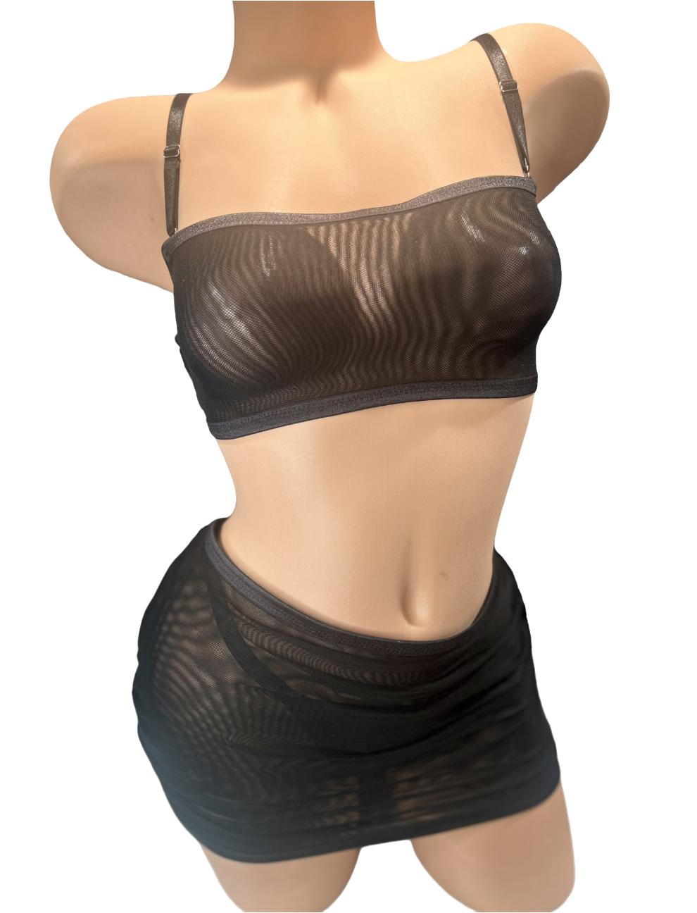 Mesh skirt set